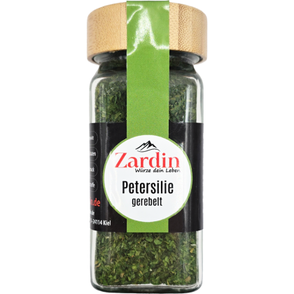 Petersilie, gerebelt