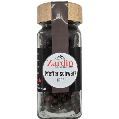 Pfeffer schwarz, ganz