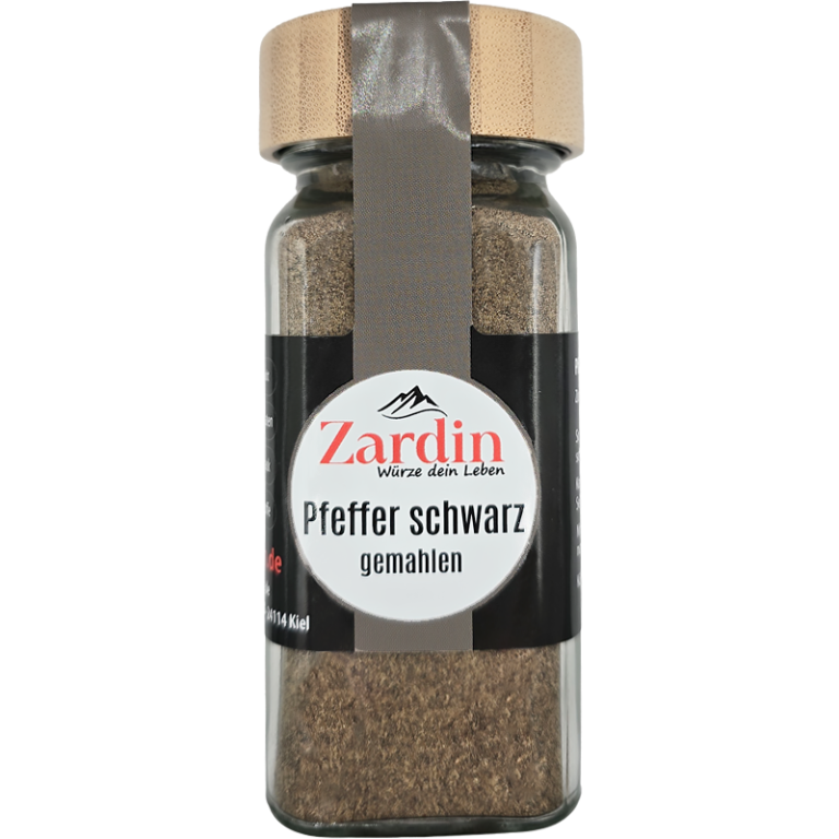 pfeffer schwarz, gemahlen